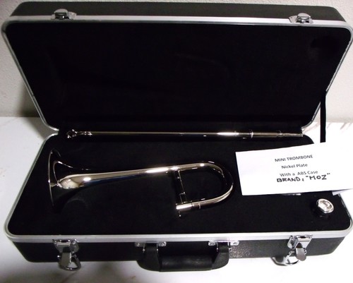 Mini trombone case and - trombone, w/
