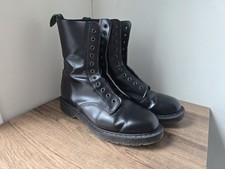 Solovair Black Hi Shine 11 Eye