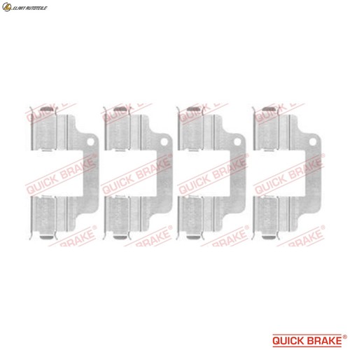 Accessory set disc brake pad - disc,