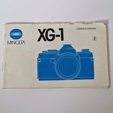Minolta XG-1 Camera Original