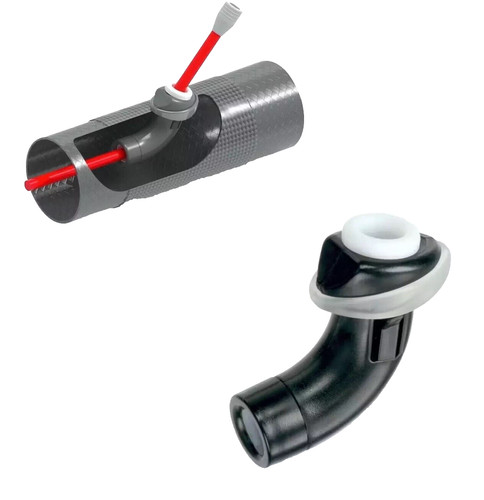 Pole fishing curved - pole, bung