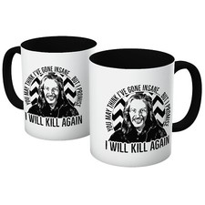 Twin Peaks Killer Bob I Will Kill Again TV Mug Cup Tea Coffee All Colours
