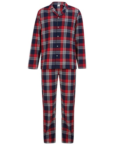 Mens checked pajamas woven - checked,
