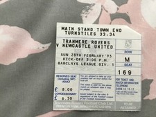 1991-92 TRANMERE ROVERS V