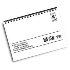 FERRARI 512 TR TECHNICAL MANUAL