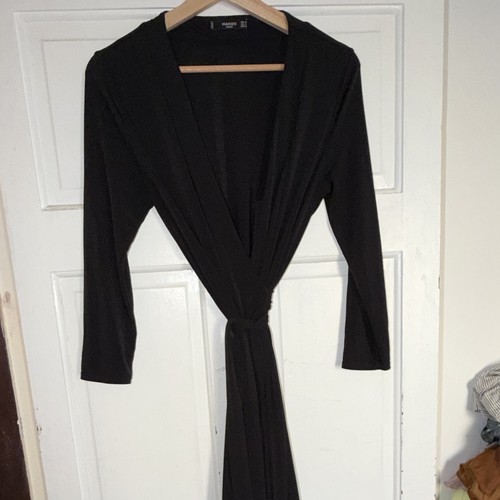 Mango black neck long - mango, sleeve