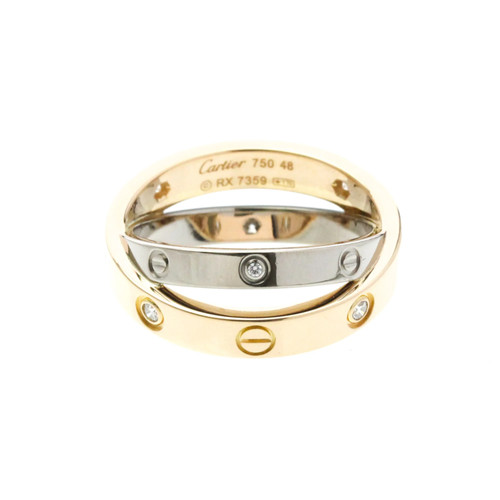 Cartier love ring half - ring,