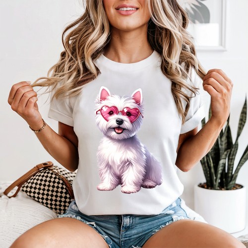 Westie puppy heart sunglasses - heart,