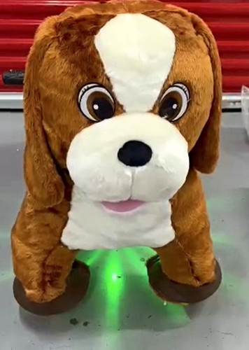 Ride plush dog electronic - dog,