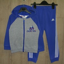 Adidas blue tracksuit jogging - adidas,
