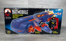 Batman Adventures Animated Series, Rare Blue Batmobile, Vintage 2000