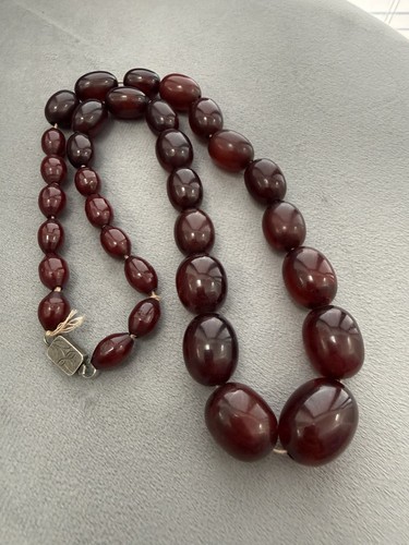 Vintage cherry amber bakelite - vintage,