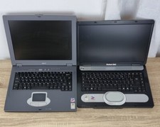 Vintage Laptop Bundle Acer TravelMate 290 And Packard Bell Parts Only.