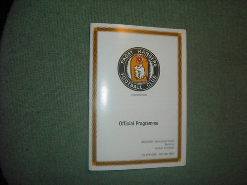 Paget rangers aston villa - rangers,