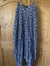 strappy jumpsuit baggy harem size 8 new look 