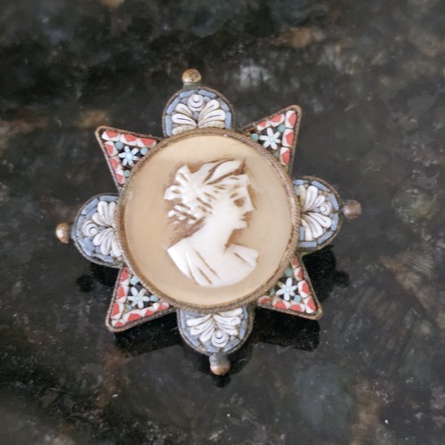 Antique victorian micro - antique, mosaic
