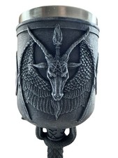 Baphomet thirst Goblet Wine Gothic Chalice Nemesis Now 20cm satan satanic