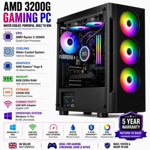 Amd ryzen 3200g - ryzen, water-cooled