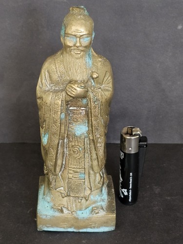 Mid 20th century brass statue - mid,