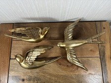 Set Of 3 Wall Hanging Gold