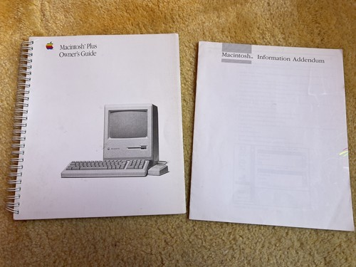Apple macintosh plus owner - macintosh, owner’s
