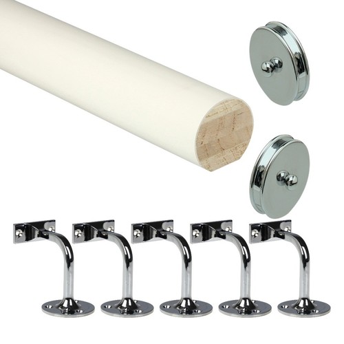 Primed mopstick handrail kit - primed,