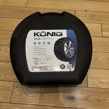 Konig XG-12 Pro 245  12mm Snow Chains Opened, Never Used