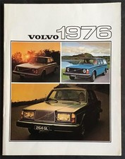VOLVO 244GL/DL 245DL/DLE 264GL Car Sales Brochure For 1976 Ref 2750-76