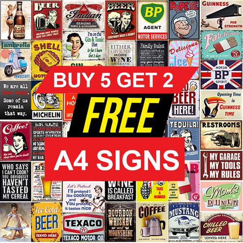 Retro replica poster metal tin - retro,