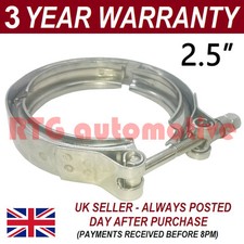 V-BAND OUTER CLAMP STAINLESS STEEL EXHAUST TURBO HOSE RADIATOR 2.5" 63.5mm