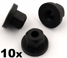 10x Vauxhall Plastic Nuts- 4mm