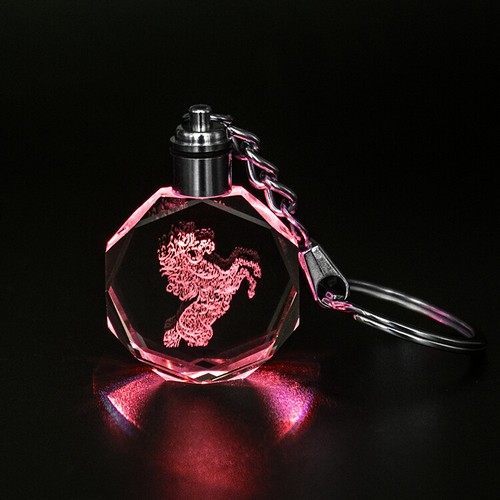 Crystal led keyring tinkerbell - crystal,