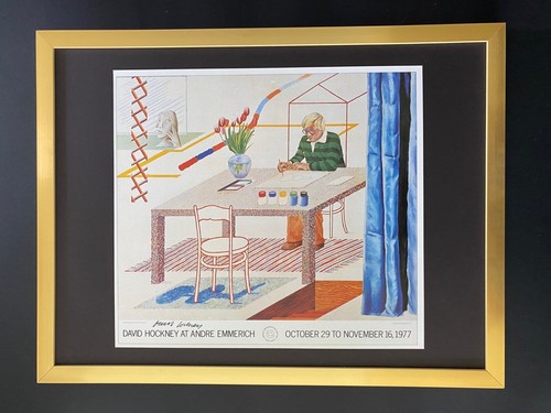 David hockney vintage 1987 - |,