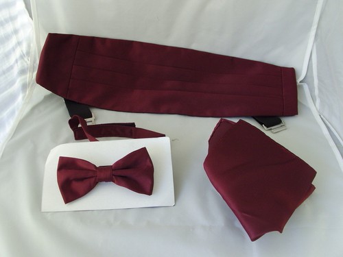 Burgundy wine polyester mens - polyester,
