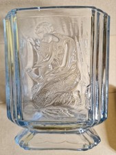 Art Deco ice blue Sowerby