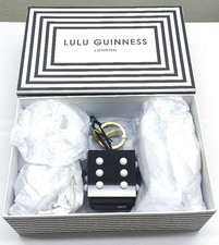 Lulu Guinness Collectable Black Dice Charm keyring new & boxed