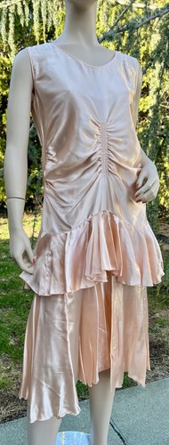 Vintage 1920 peach satin - 1920's,