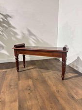 Reproduction Mahogany Window Seat