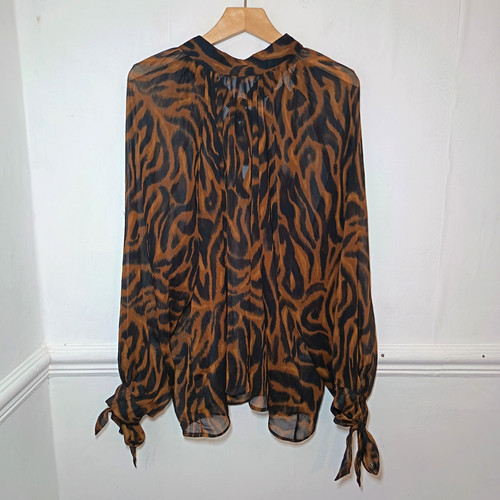Womens top brown size - h&m,