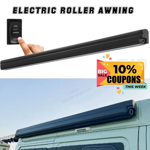 Awning roll wind out sun - awning,