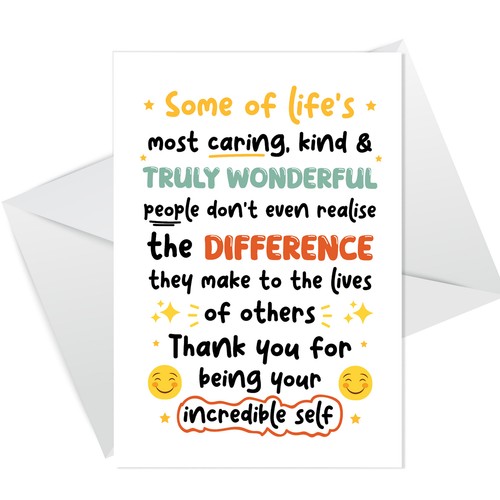 Thank you card for - thank,