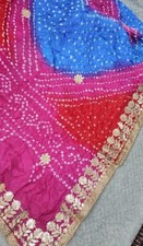 Phulkari Dupatta Embroidered Scarf Party Wear Stole Chunni 