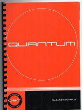 Quantum Xtreme Napier Sunrunner  2+2 2009 UK Market Spiral Bound Sales Brochure 
