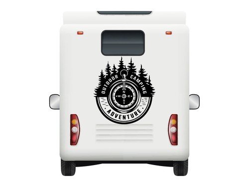 Camper van camping - camping, outdoor