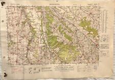 WW2 Vintage Map Neufchâtel France Sheet 9 E/1 1st Edition May 1942 (A1)