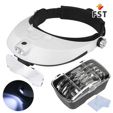 Magnifying Glass Headset 2 LED