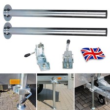 Trailer prop stand drop - drop, tubes