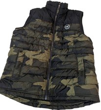 Hollister camo puffer sherpa - puffer,