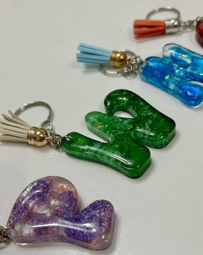 Handmade resin alphabet - handmade,