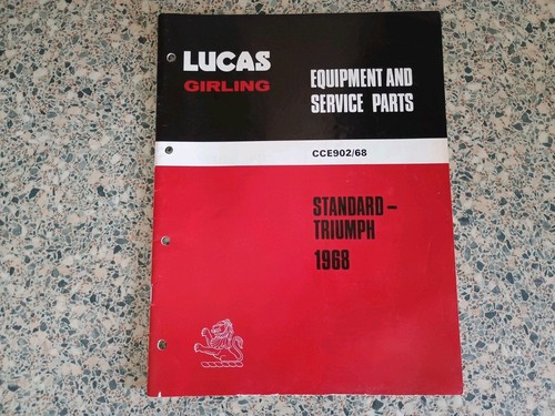 1968 lucas spare - parts, list